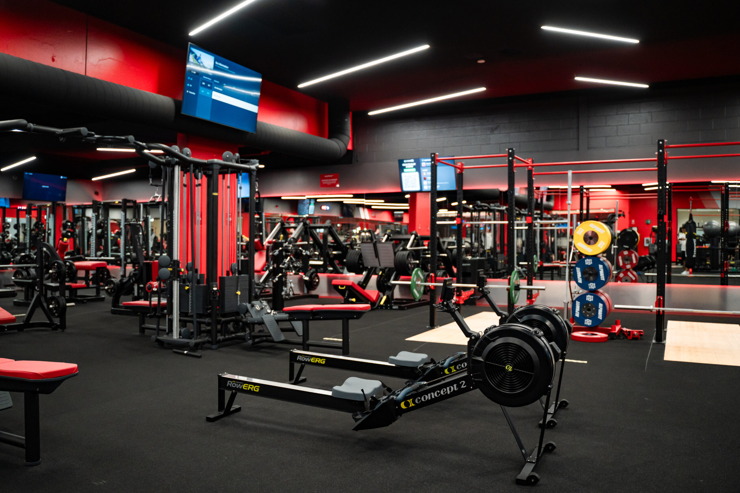 Commercial gym interior fit-out for Snap Fitness Raby