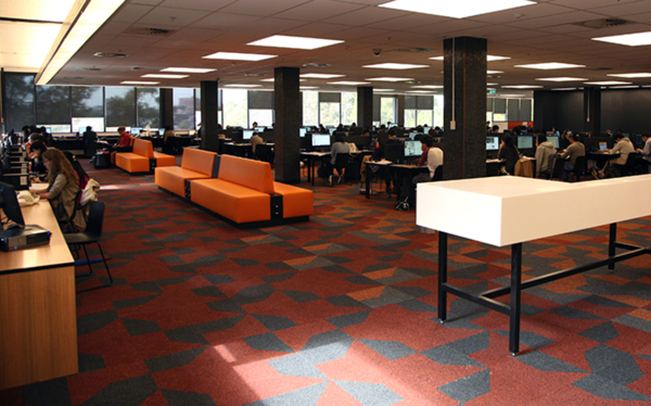 Educational facility refurbishment for Fisher Library at the University of Sydney by ABACORP commercial construction company