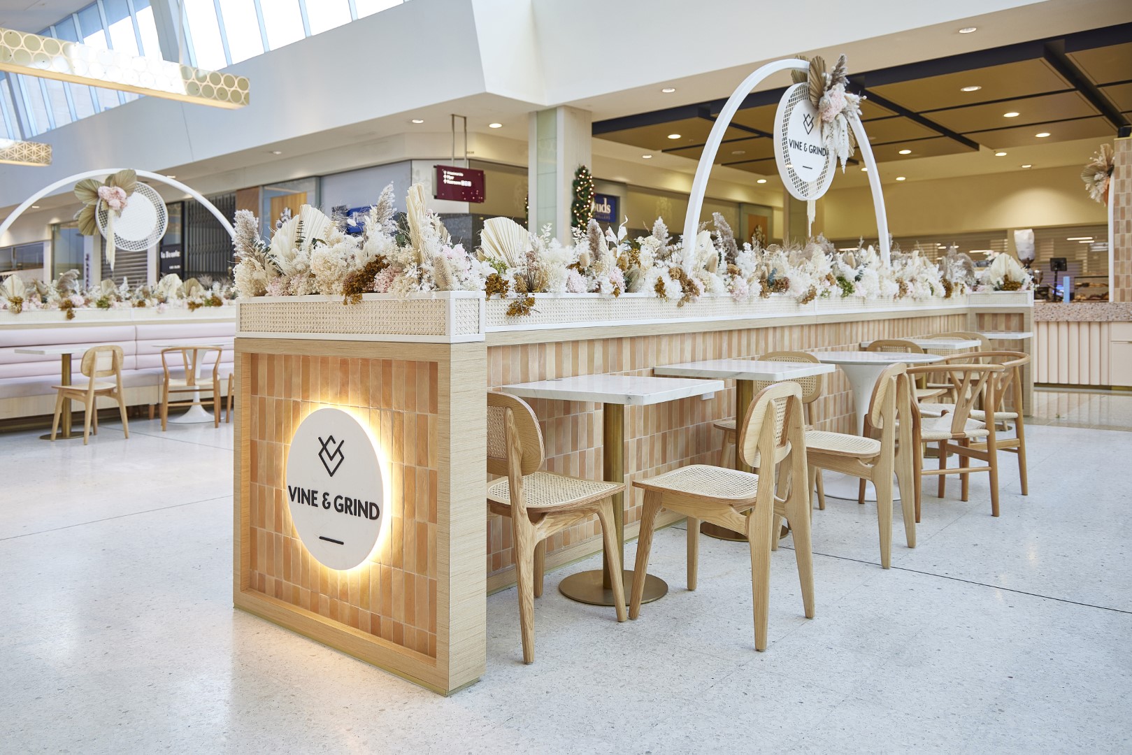 Retail interior fit-out for Vine & Grind by ABACORP commercial fit-out company