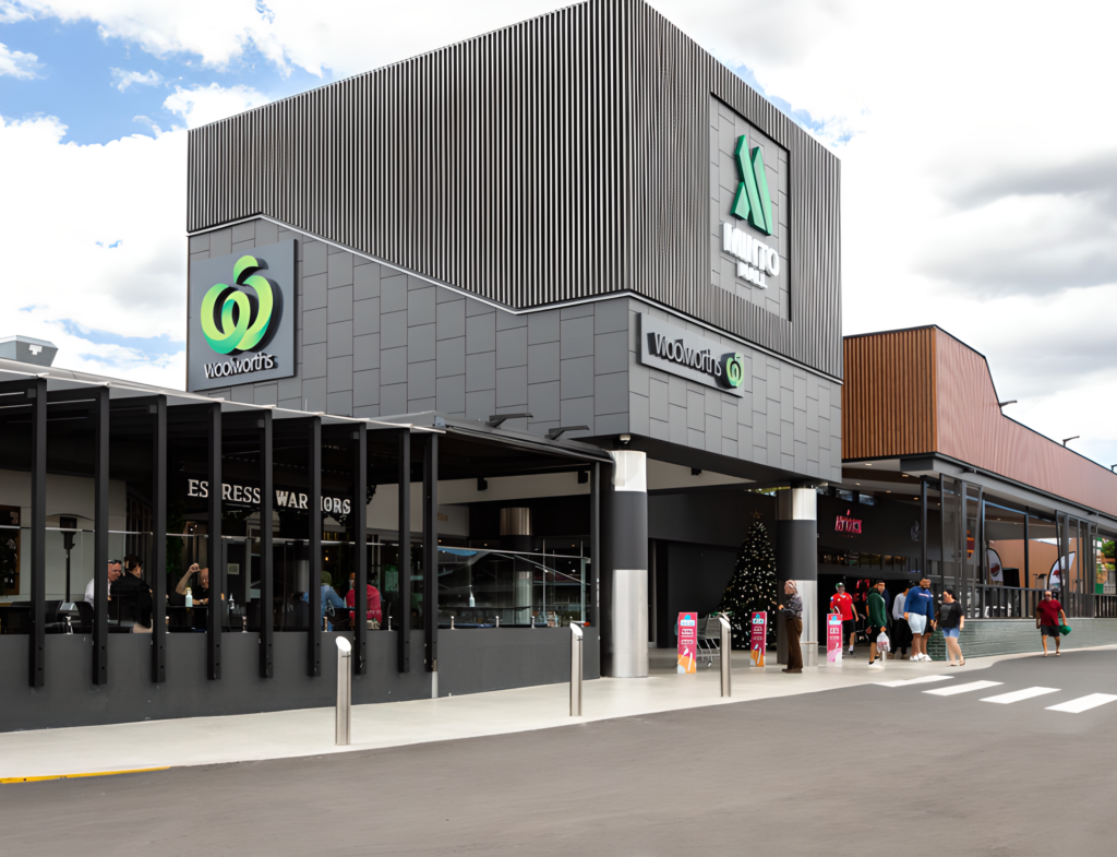 Retail fit-out project for Minto Mall Sydney, saving $500,000 in financing costs by ABACORP commercial fit-out company